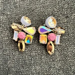 J Crew jeweled earrings